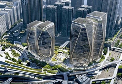 West Kowloon High-speed Rail Project in Hong Kong, China